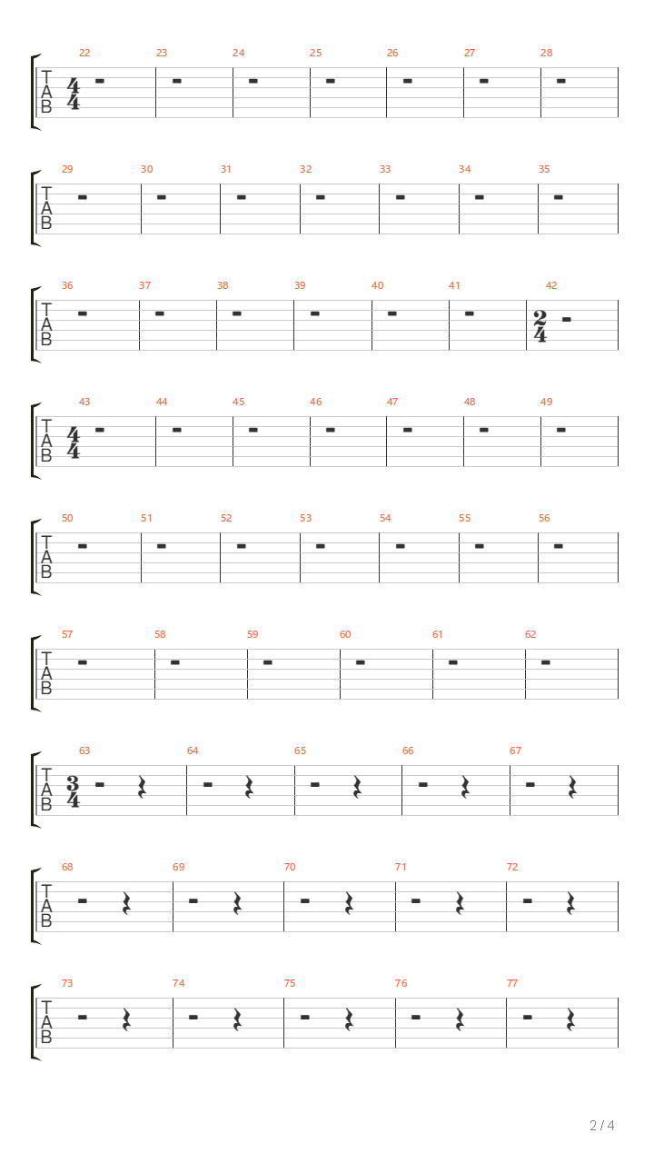 Borracho吉他谱