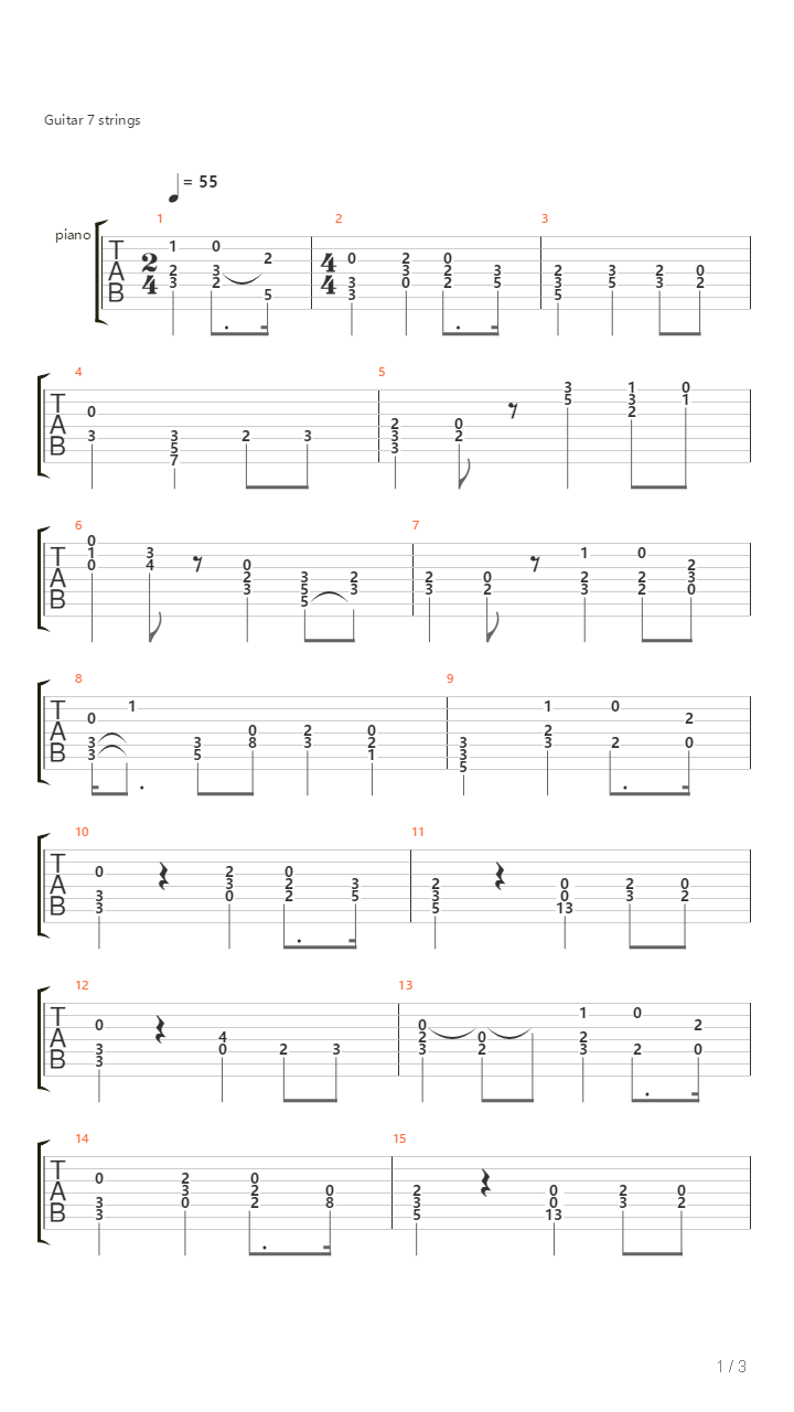 Caro Mio Ben吉他谱