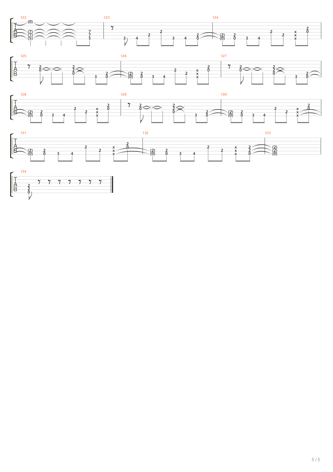 Pezzi Di Panza吉他谱