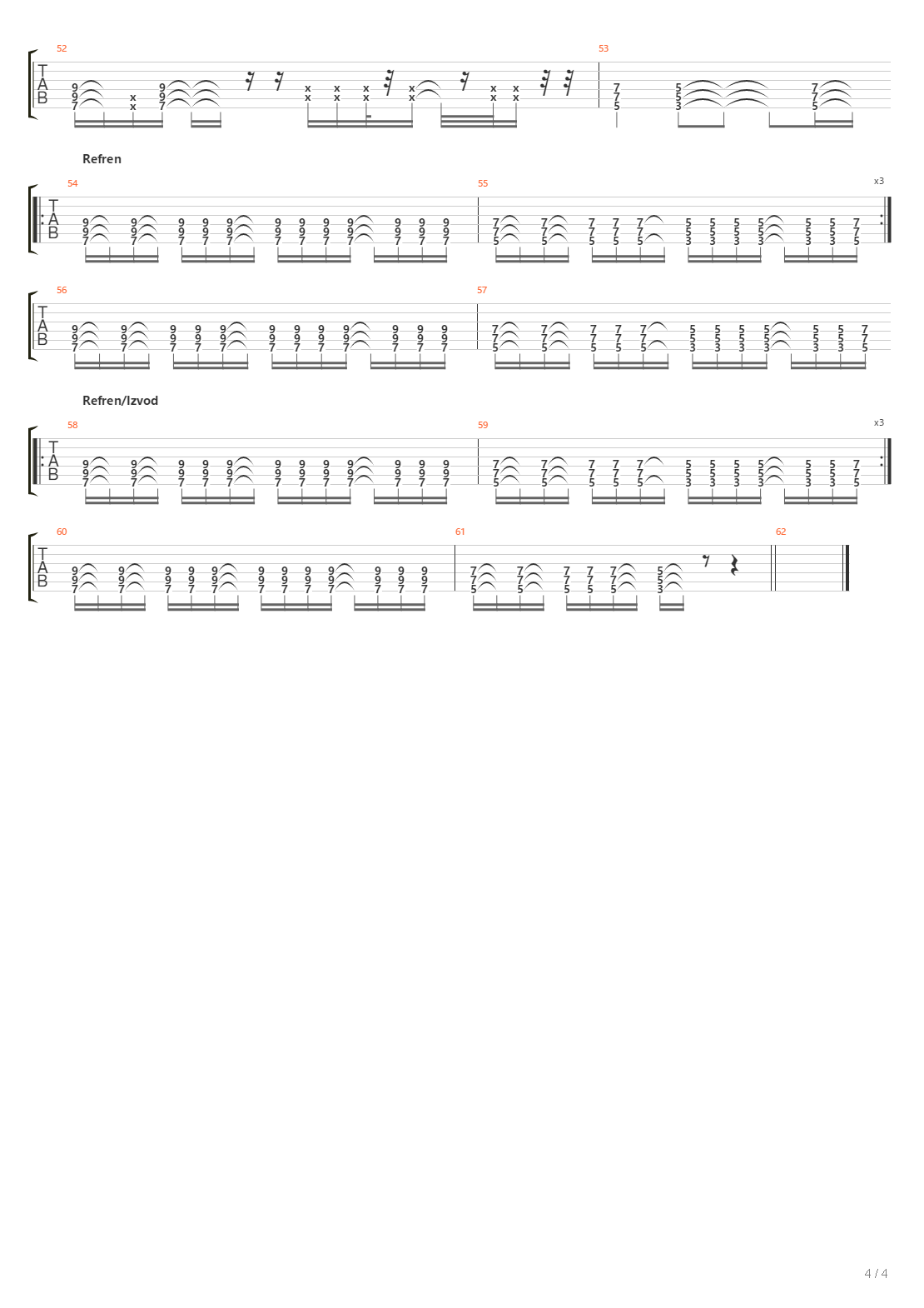 Ona Misli Da Zna吉他谱