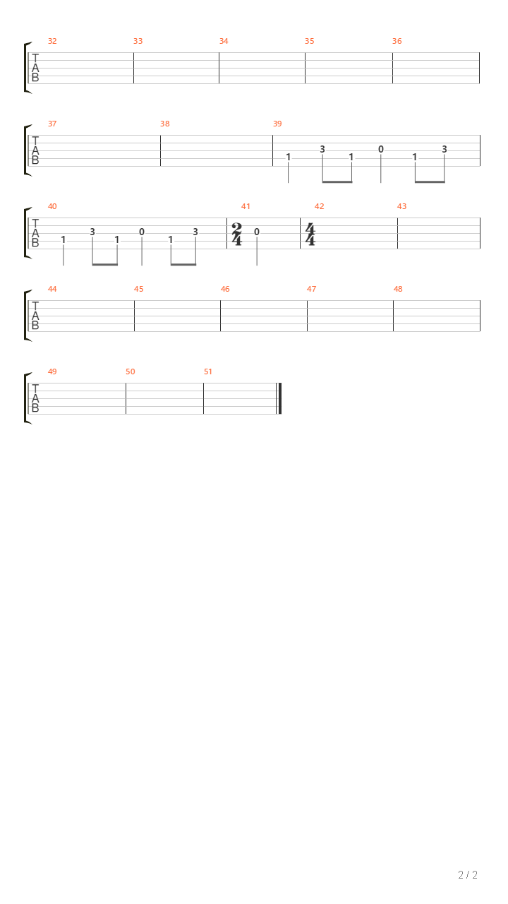 El Paso Del Gigante吉他谱