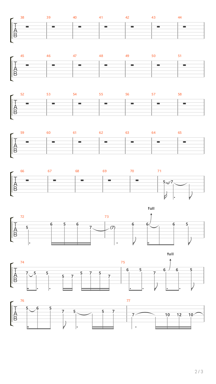 Cancion 2吉他谱