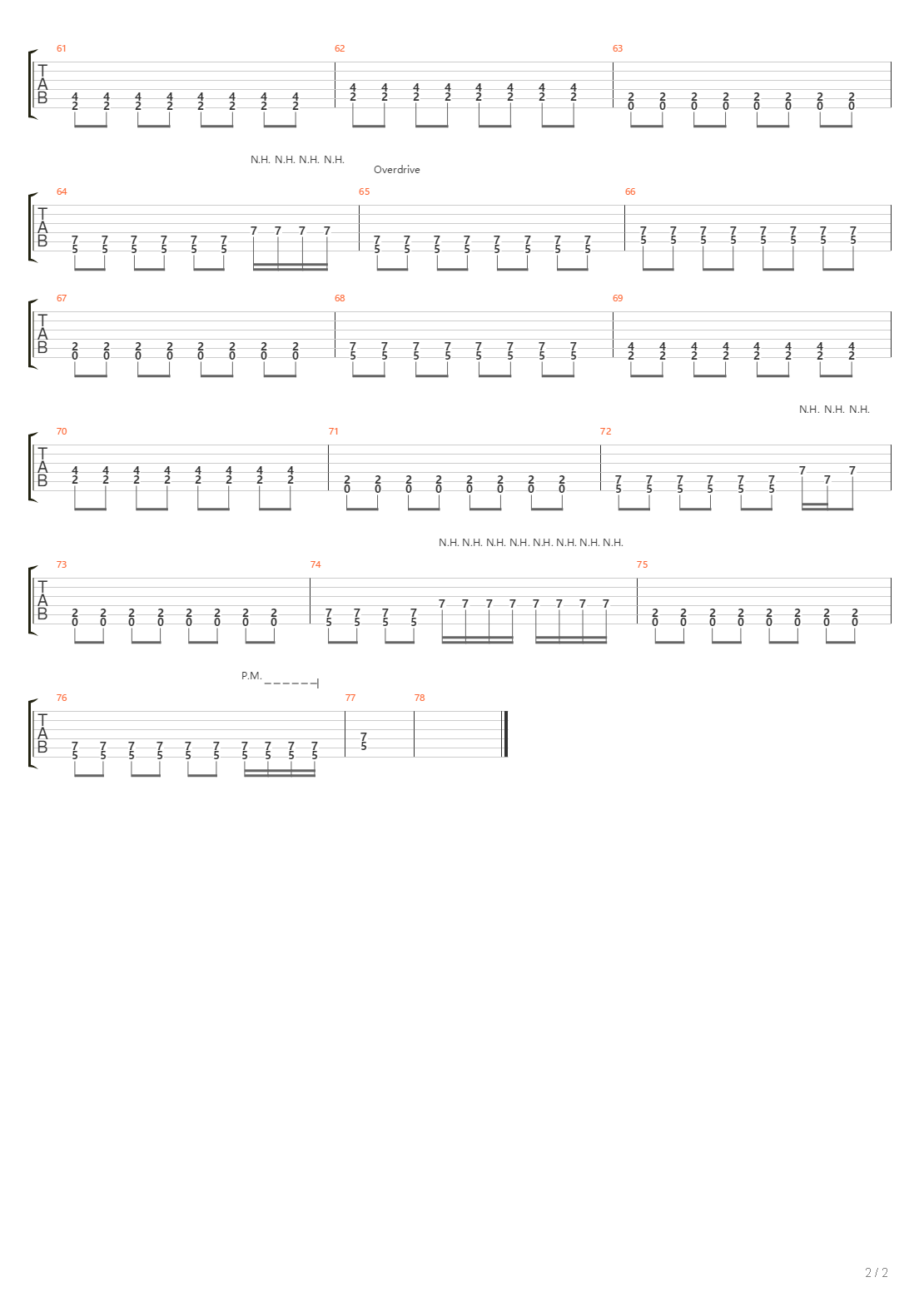 El Final吉他谱