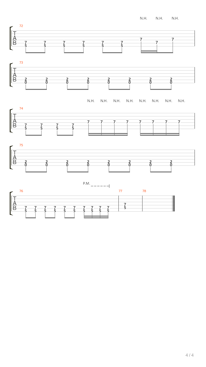 El Final吉他谱