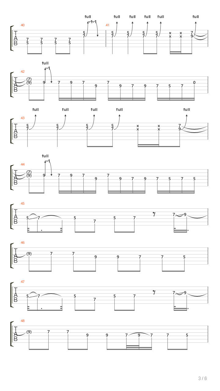 La Ultima Lluvia吉他谱