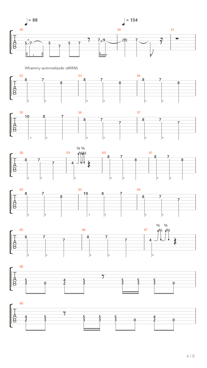 La Ultima Lluvia吉他谱