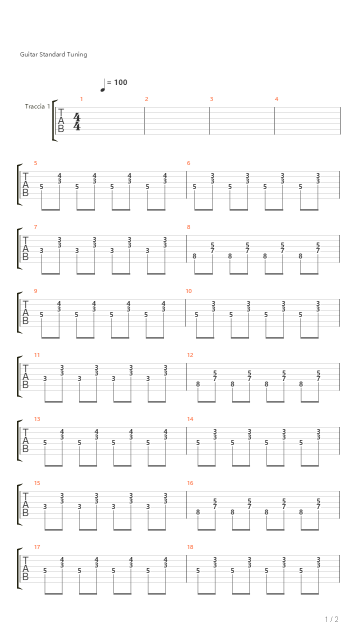 Infinity 2008吉他谱