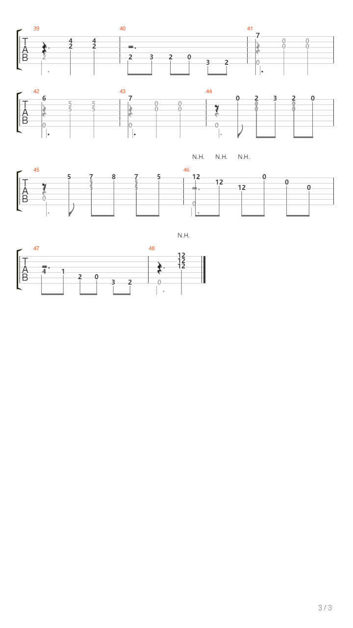 Plegaria吉他谱