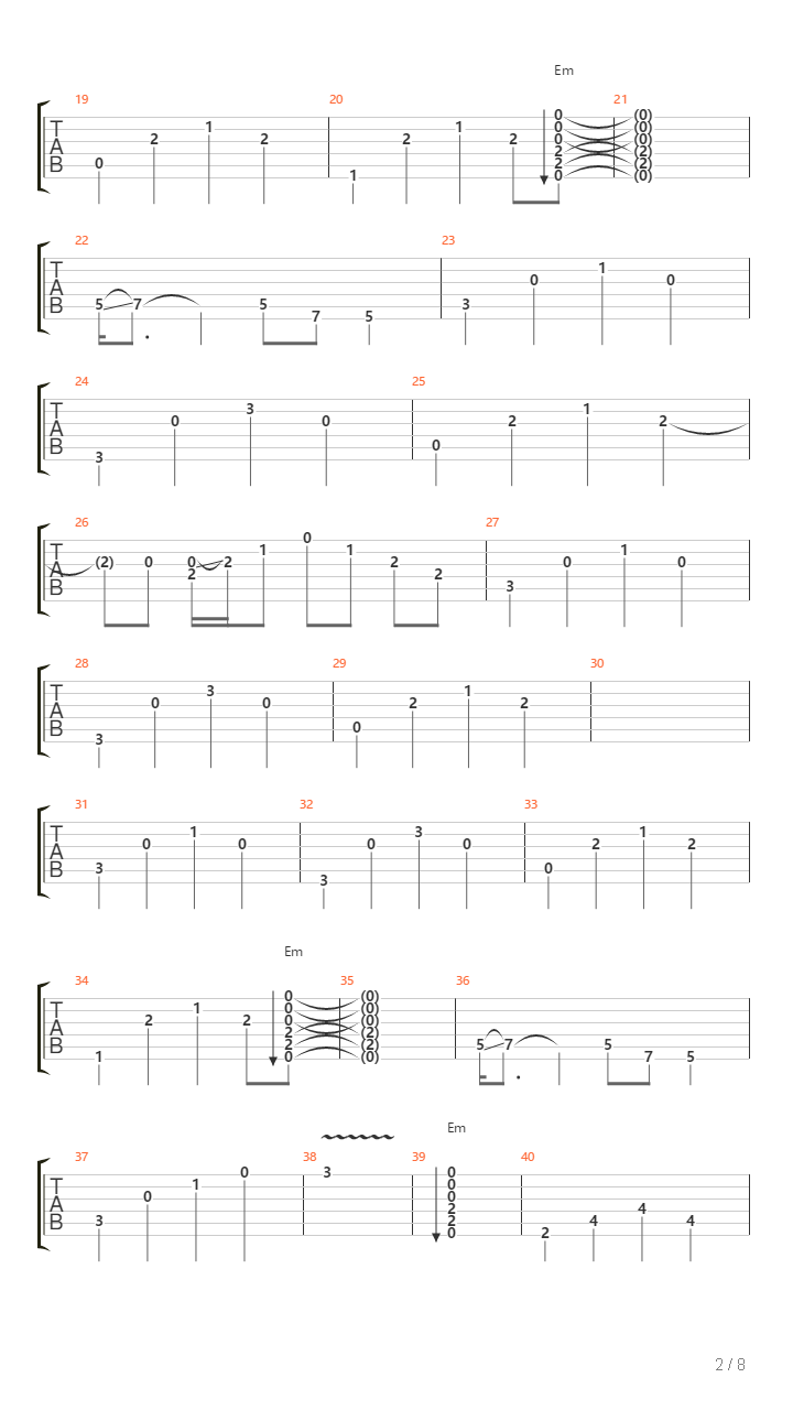 Kah Oti吉他谱