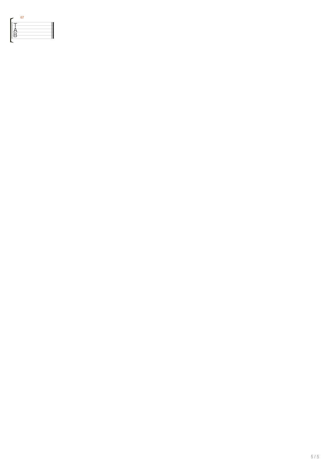 Fuego吉他谱