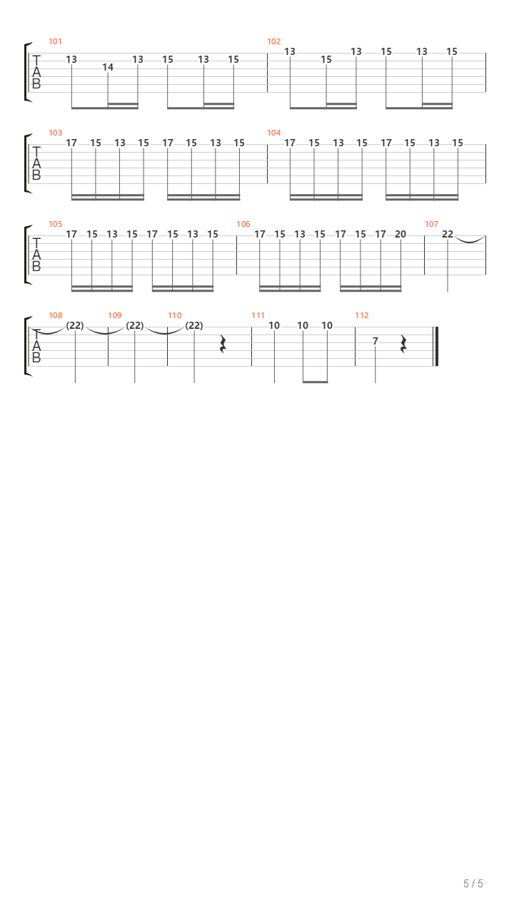 Chyante Ghoda吉他谱
