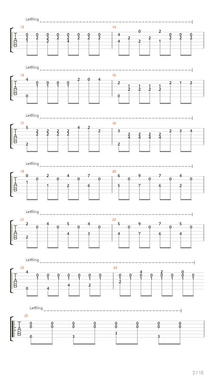 Sonata No1吉他谱