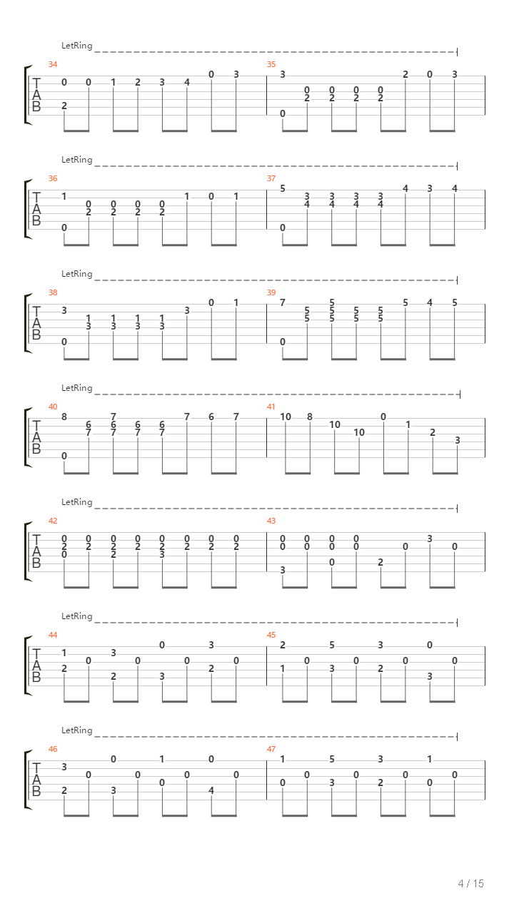Sonata No1吉他谱