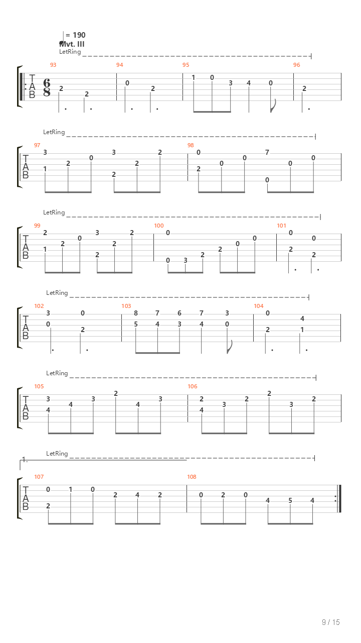 Sonata No1吉他谱