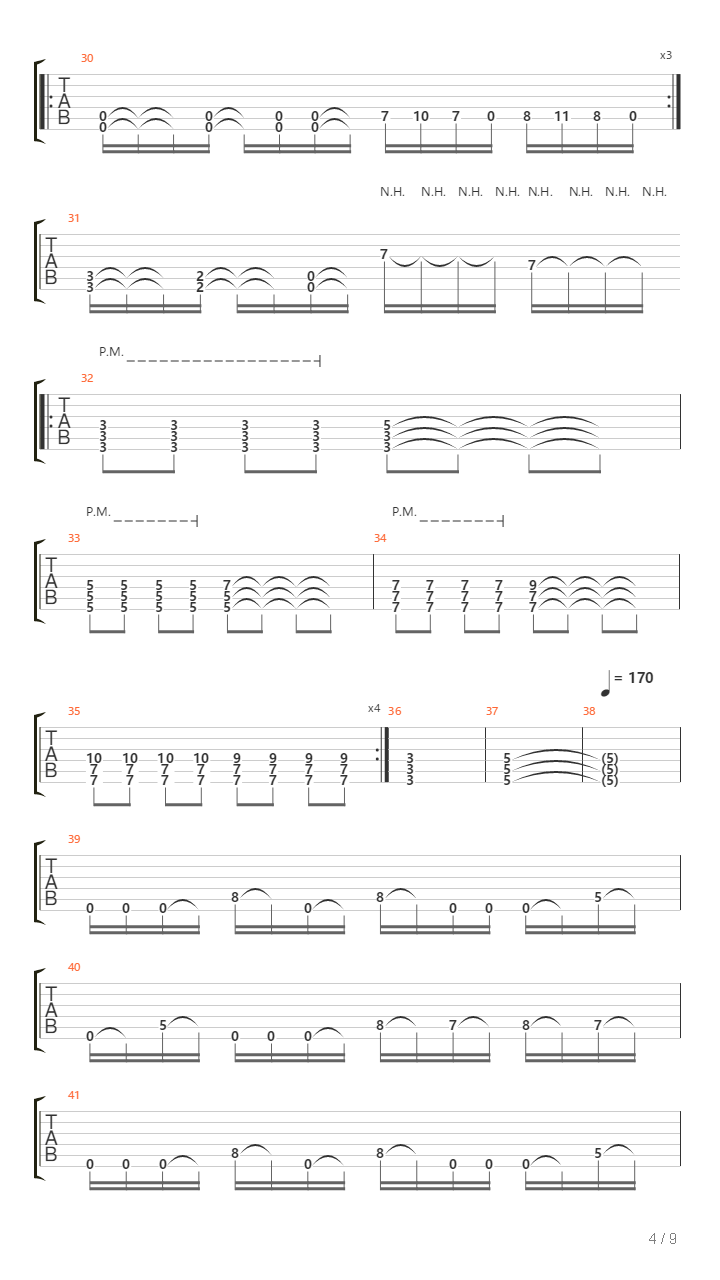 The Siren吉他谱