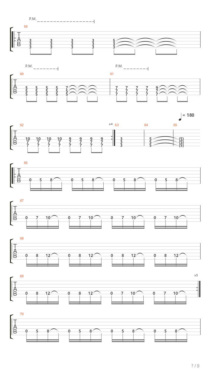 The Siren吉他谱