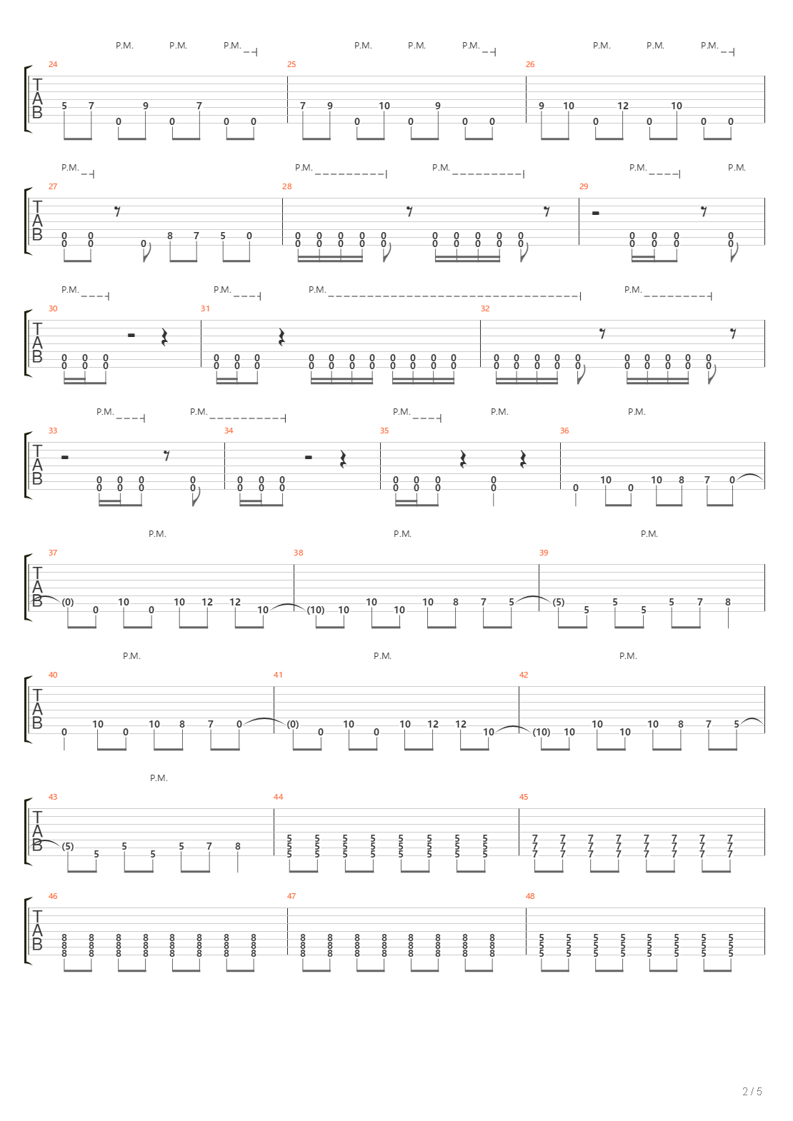 10000 Dc吉他谱