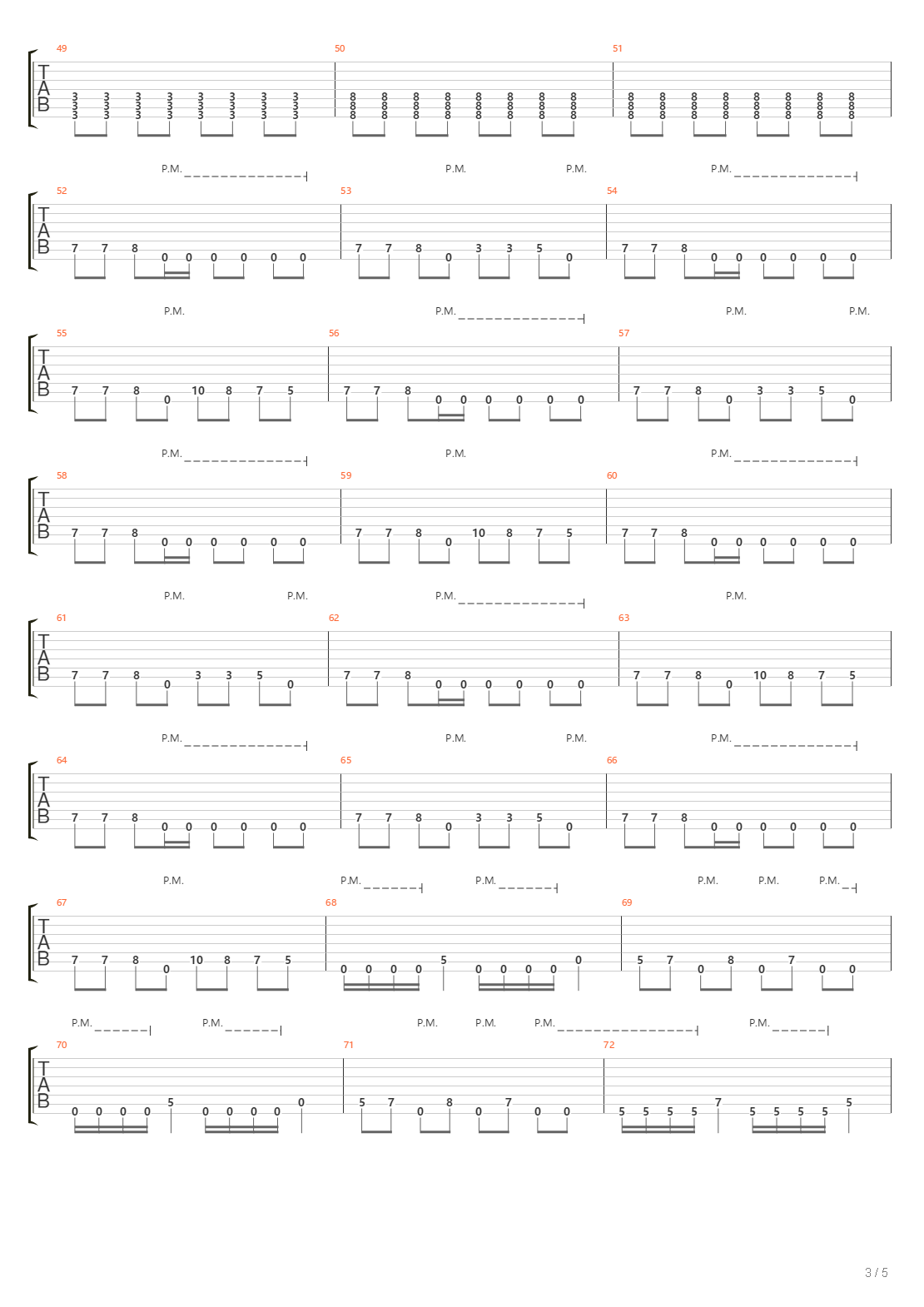 10000 Dc吉他谱