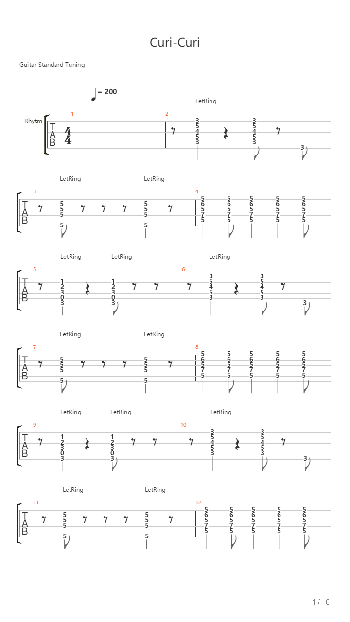 Curi - Curi吉他谱