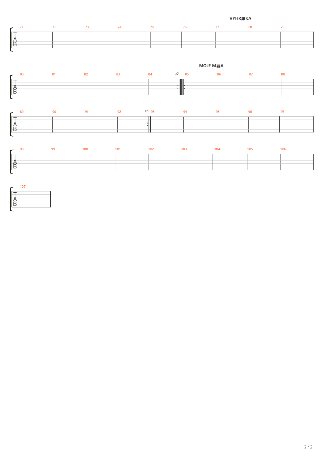 Mama Tata吉他谱