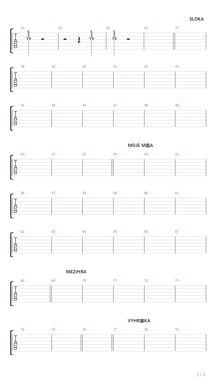 Mama Tata吉他谱