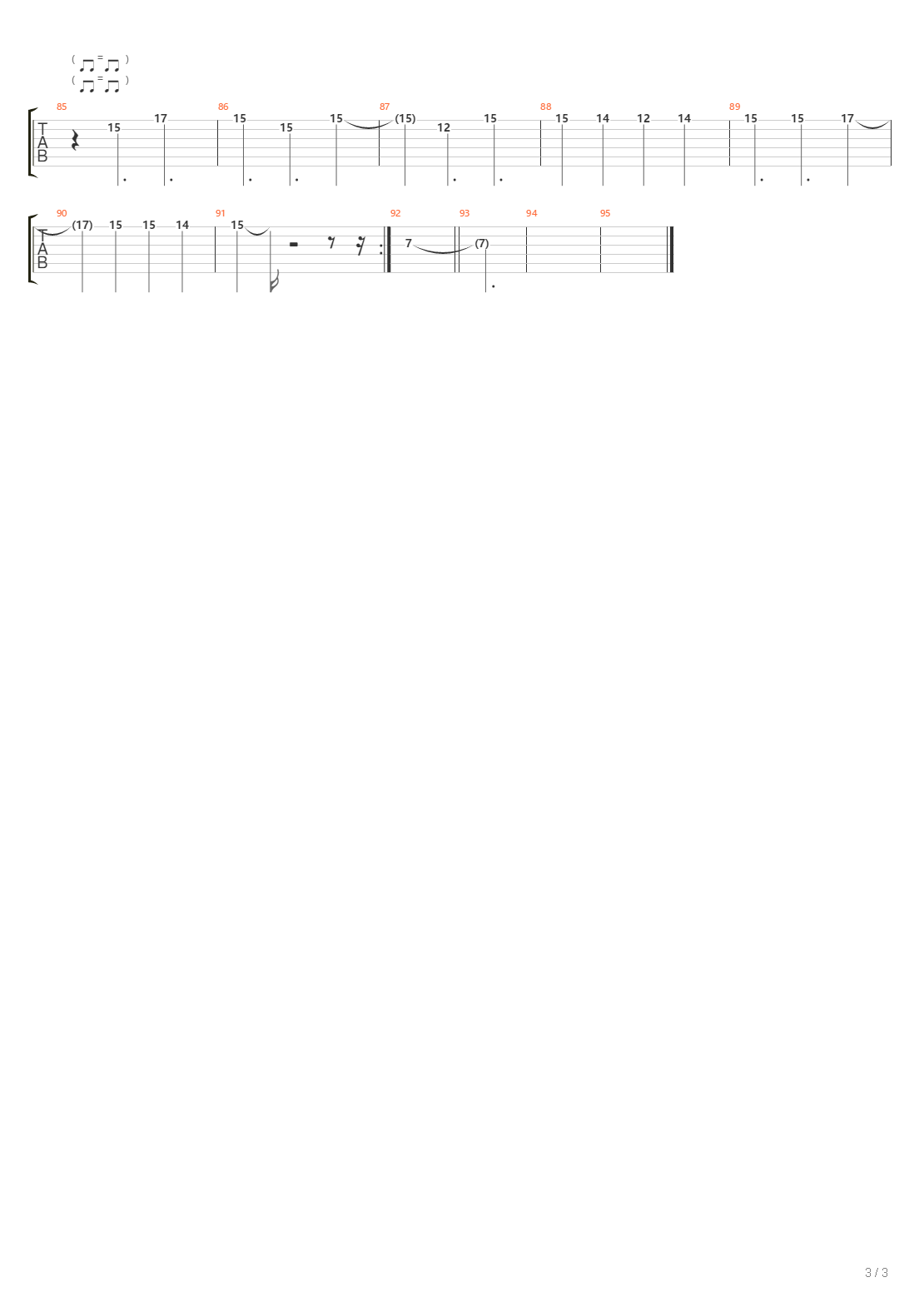 Pachelbel's Canon吉他谱