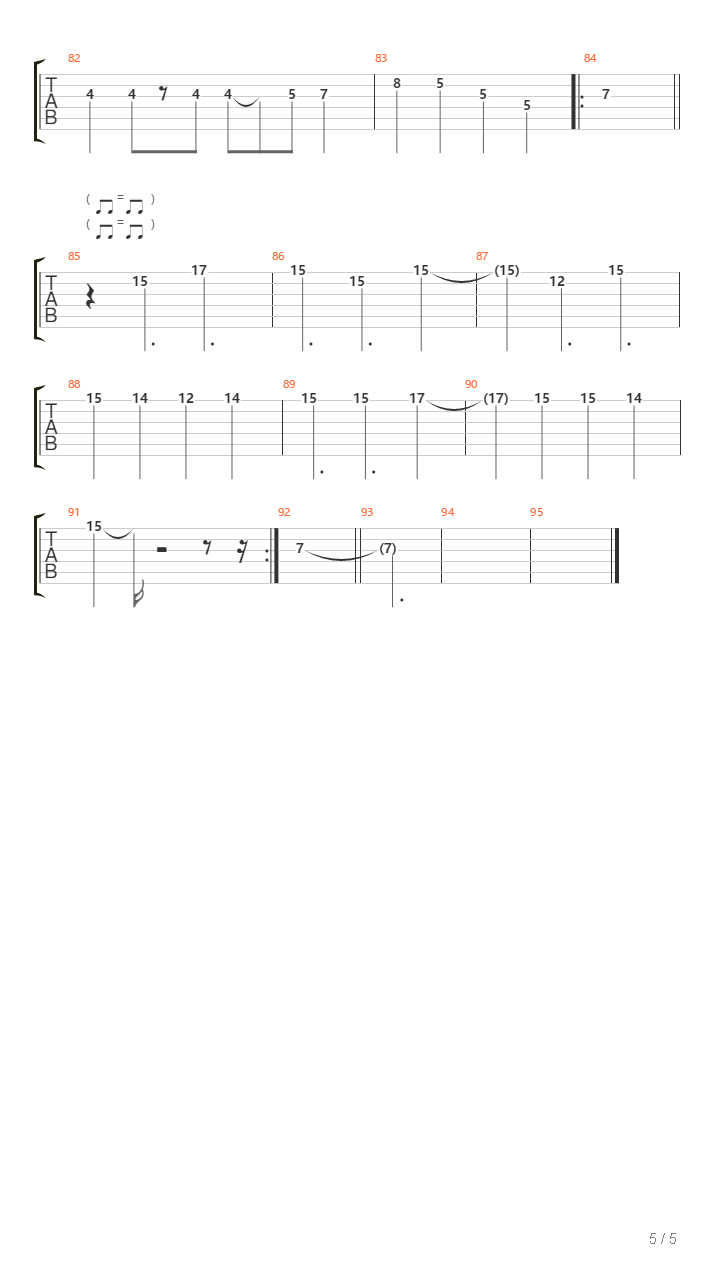 Pachelbel's Canon吉他谱