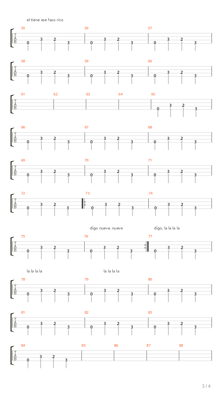 Una Vela吉他谱