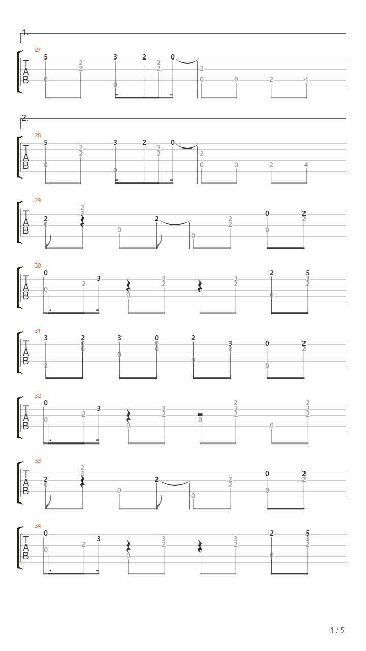 Kopral Jono吉他谱