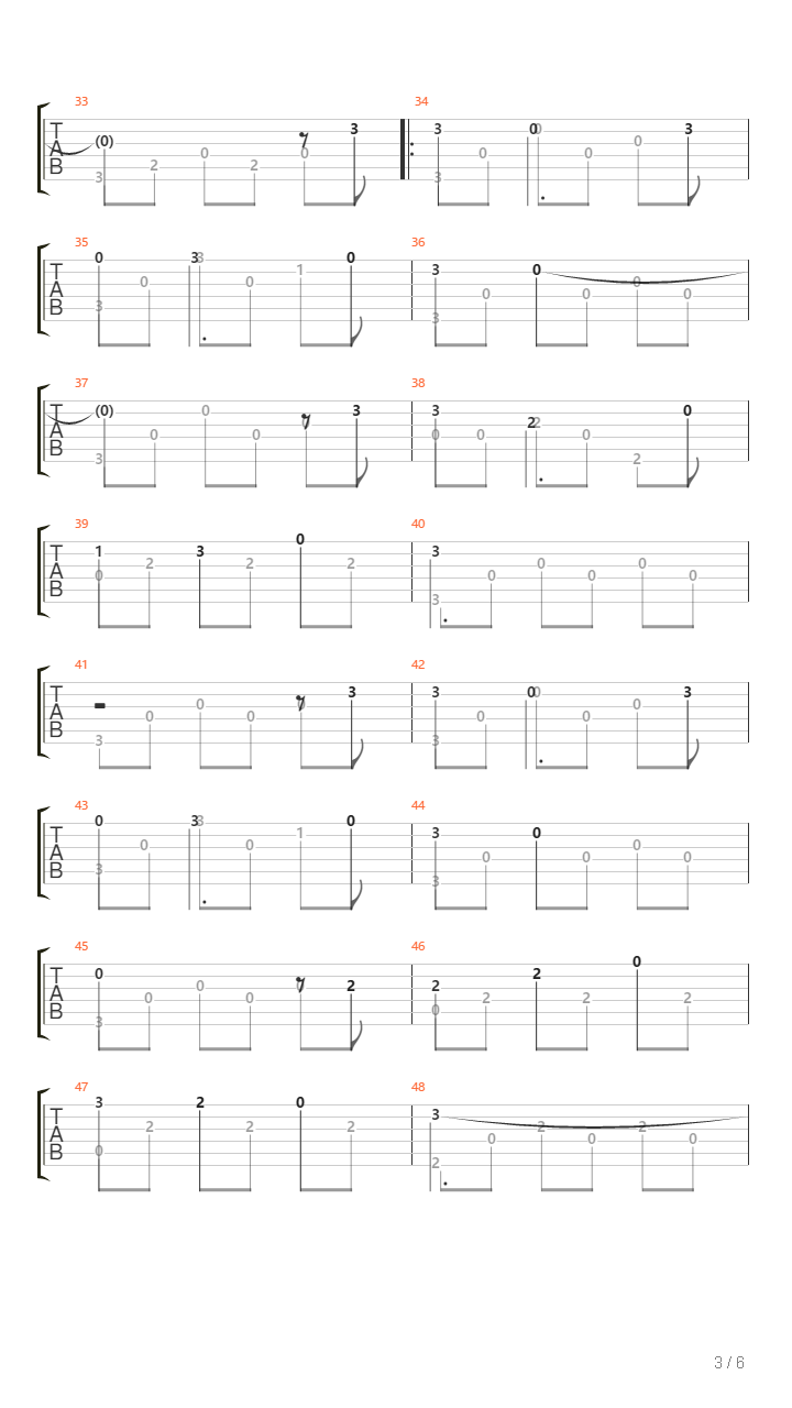 O Sarinah吉他谱