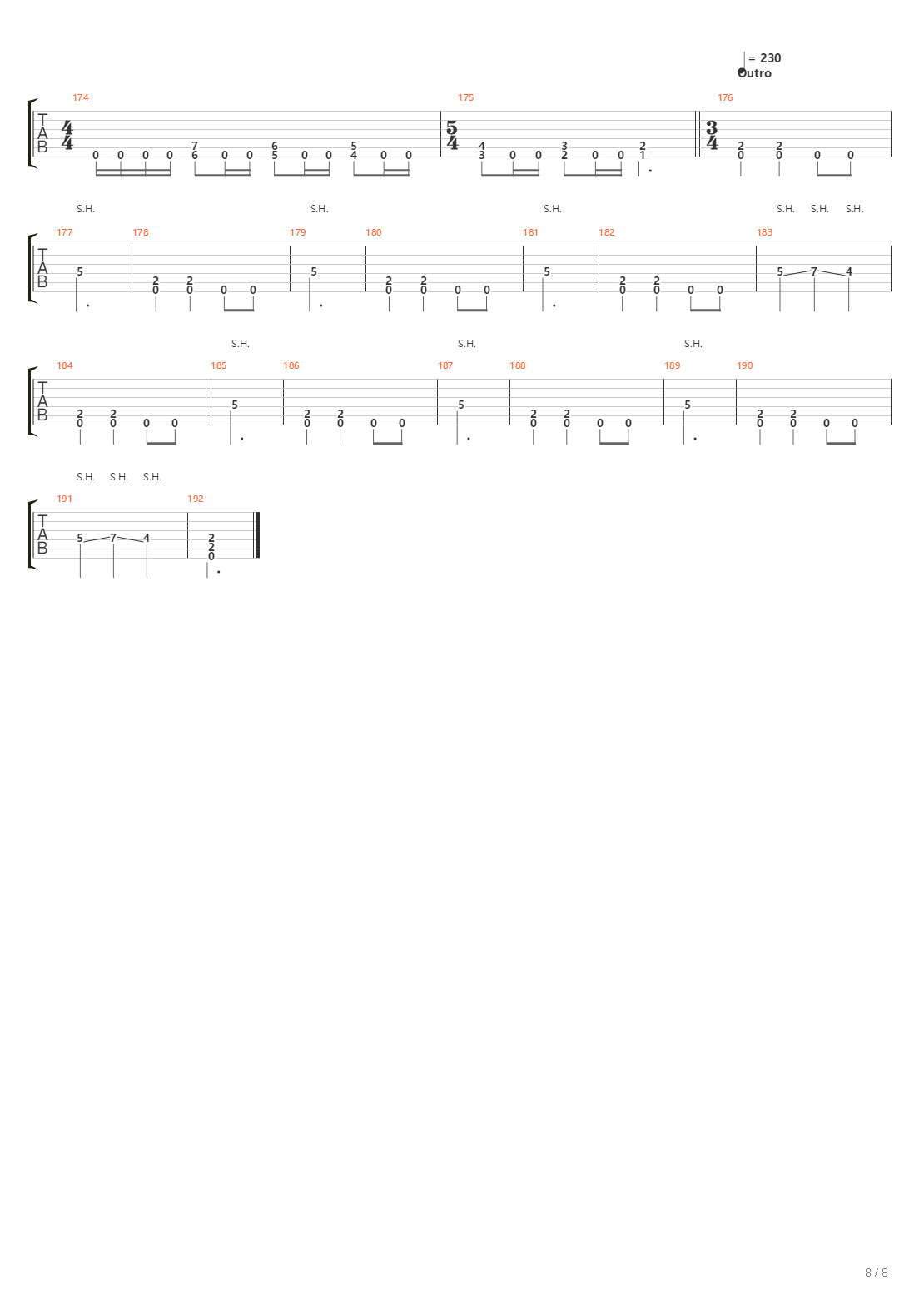 Passive Necrophile吉他谱