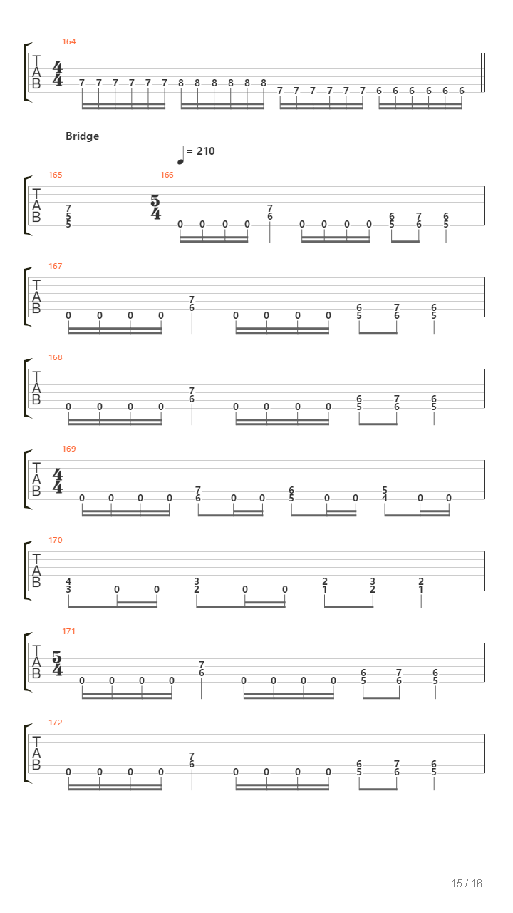 Passive Necrophile吉他谱