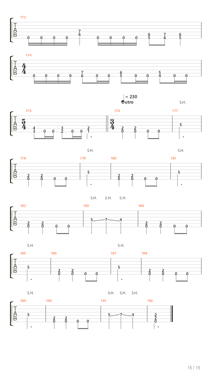 Passive Necrophile吉他谱