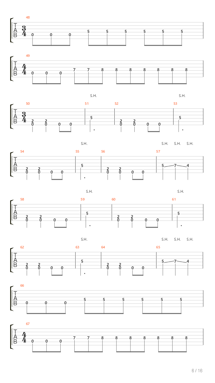 Passive Necrophile吉他谱