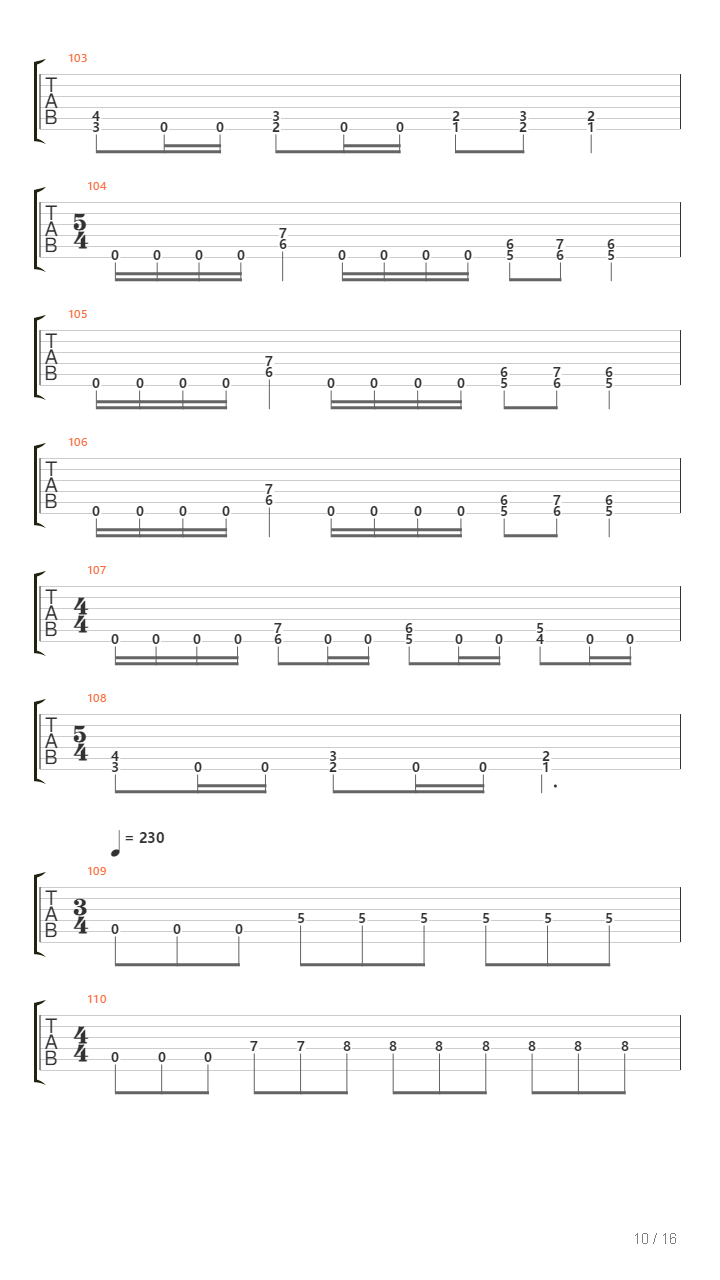 Passive Necrophile吉他谱