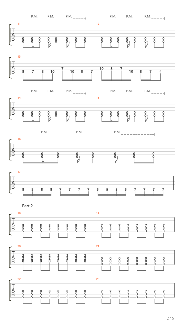 The Music Major吉他谱