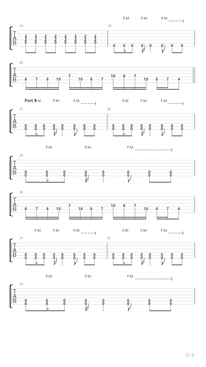 The Music Major吉他谱