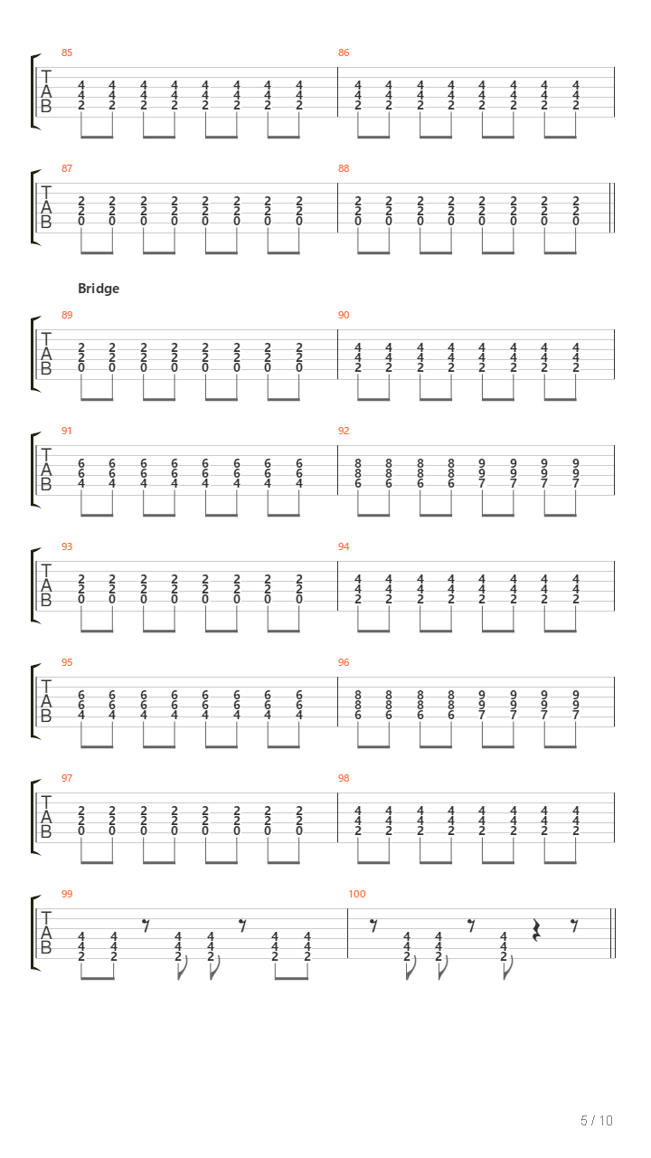 The Rising Sun吉他谱