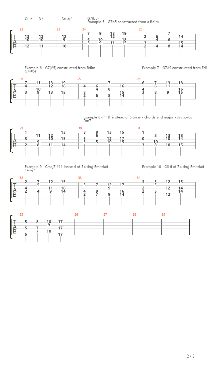 Jazz Chord Essentials - Open Triads吉他谱