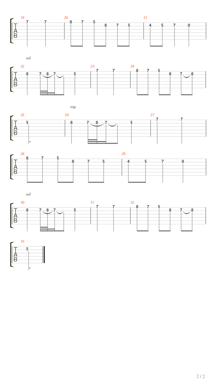 Menuet In G Major吉他谱