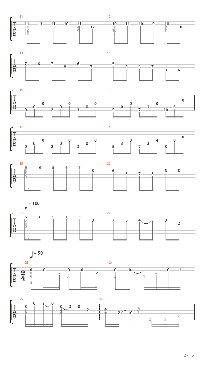 Sonata Para Guitarra Op 61吉他谱