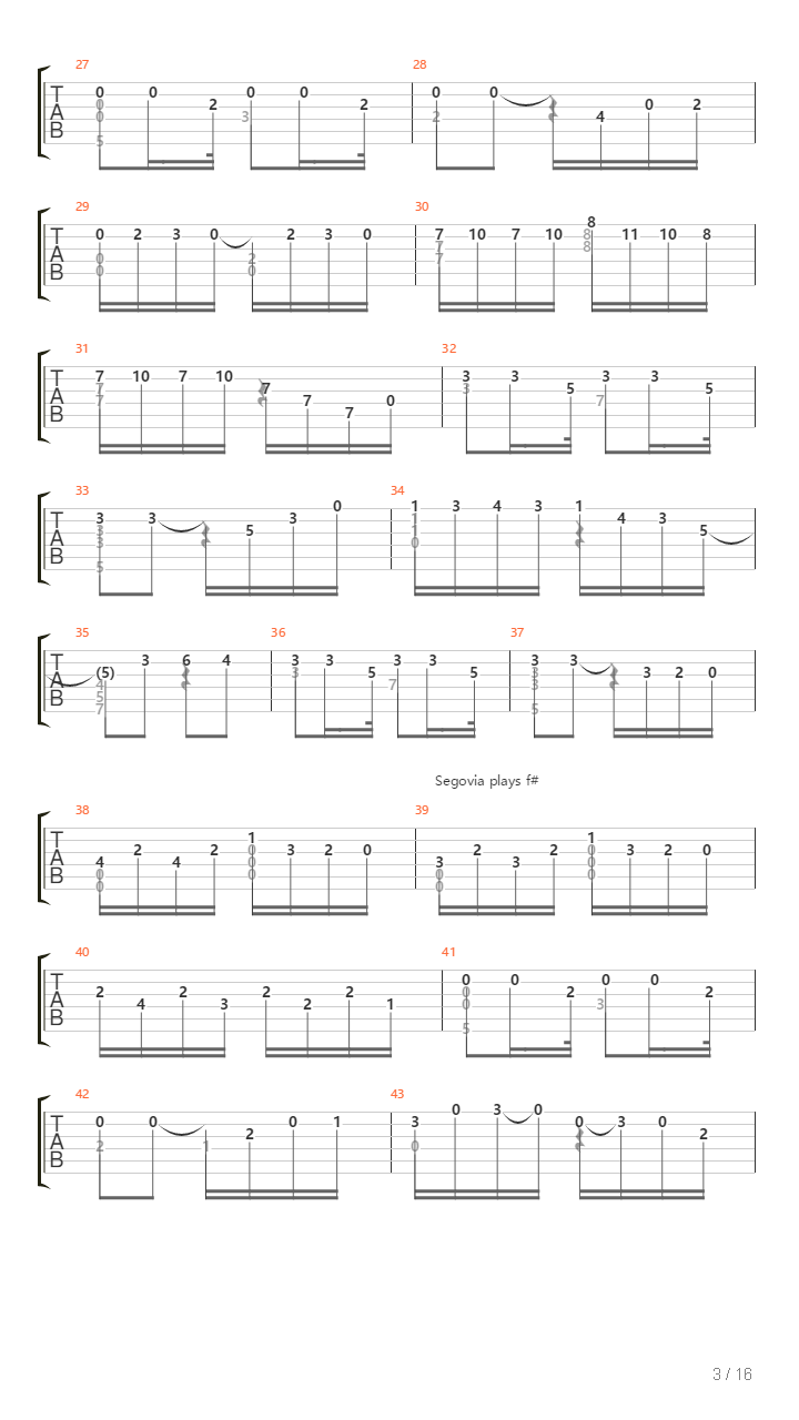 Sonata Para Guitarra Op 61吉他谱