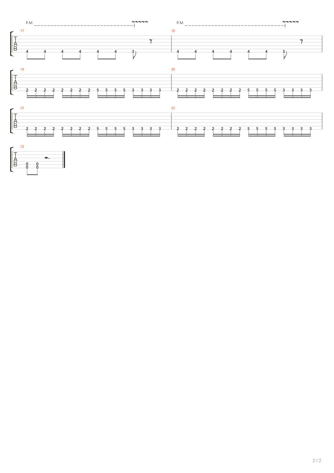 Ta Gueule吉他谱