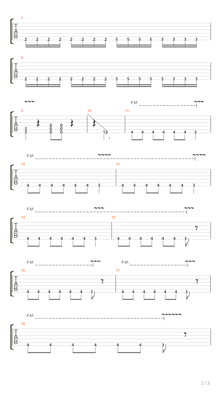 Ta Gueule吉他谱