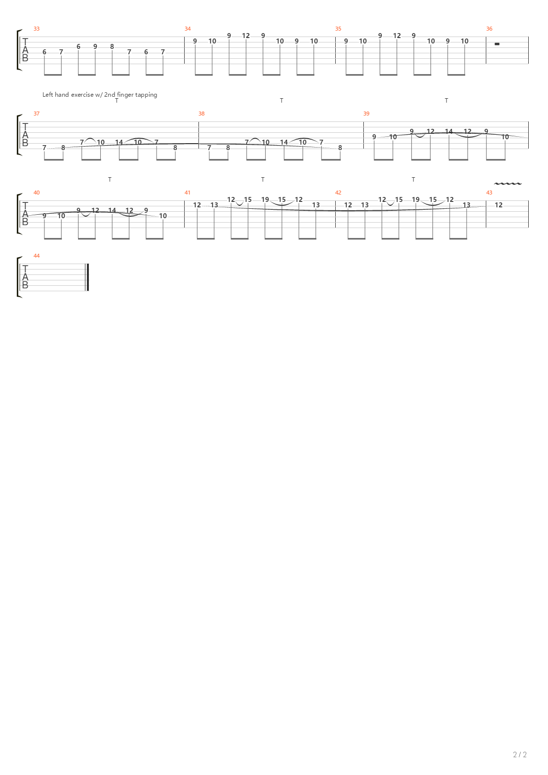 Arpeggiated Sequences Part 1吉他谱