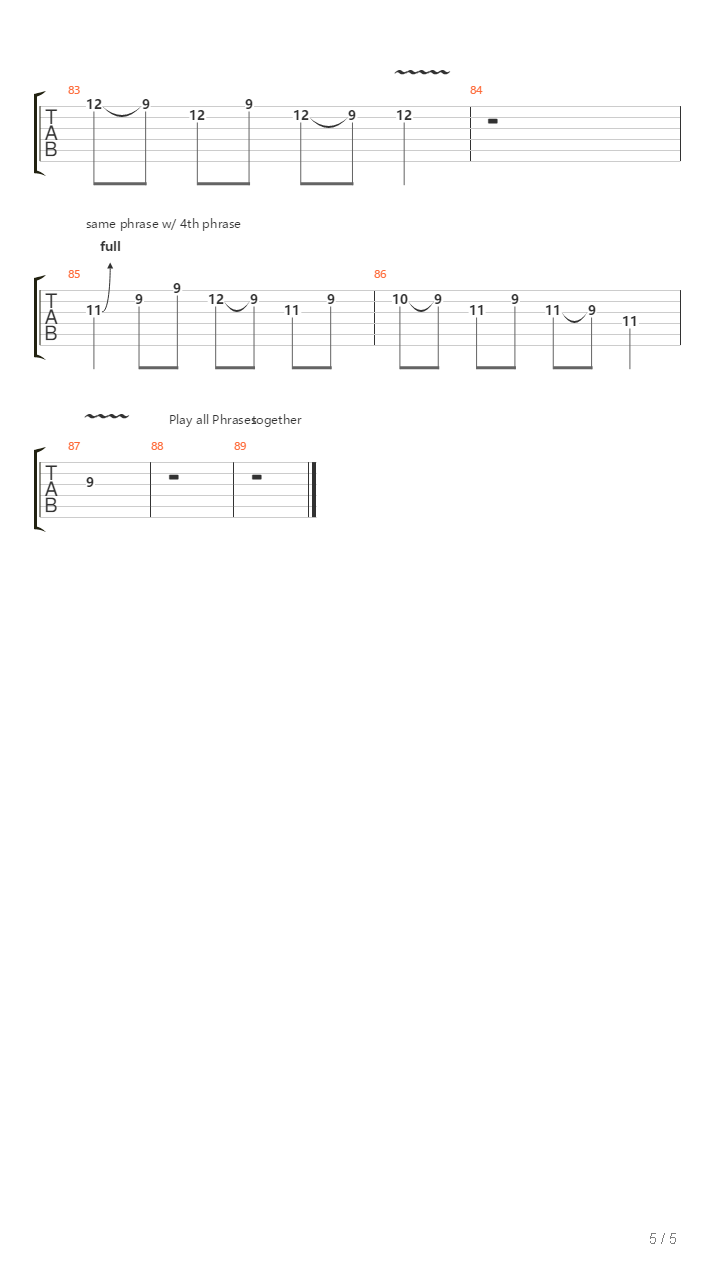 E Ionian吉他谱