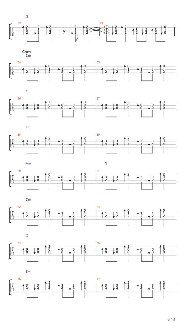 Plural Siendo Singular吉他谱