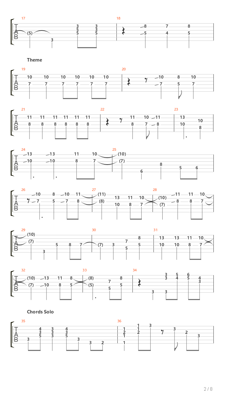 Les Feuilles Mortes吉他谱