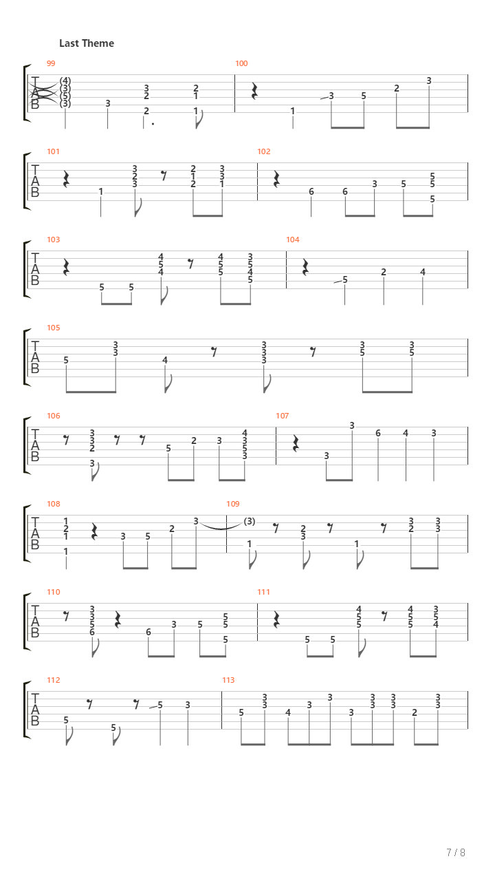 Les Feuilles Mortes吉他谱