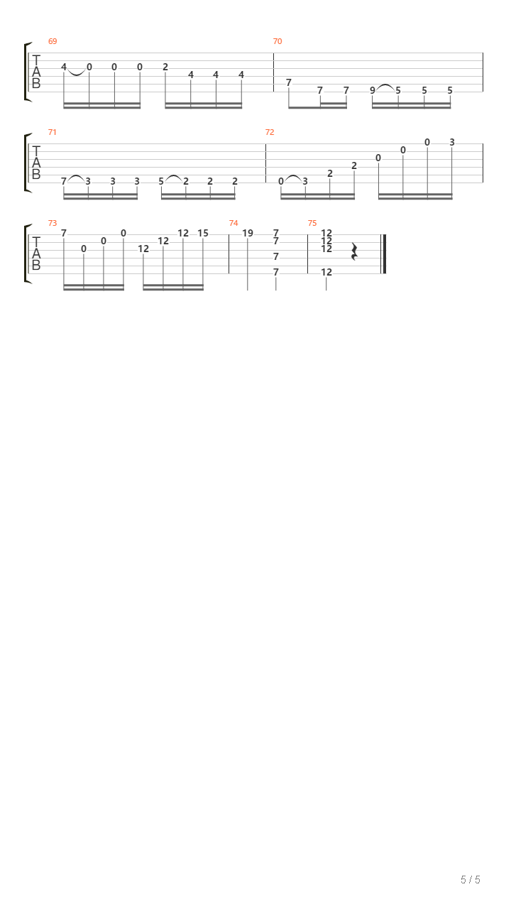 El Colibri吉他谱